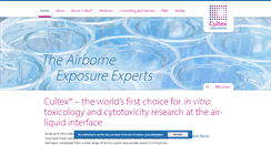 Desktop Screenshot of cultex-laboratories.com